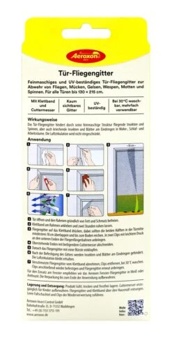 Aeroxon Tür-Fliegengitter - 2 Stück -Gartenbedarf Laden Aeroxon20Tuer20Fliegengitter 35560 H01