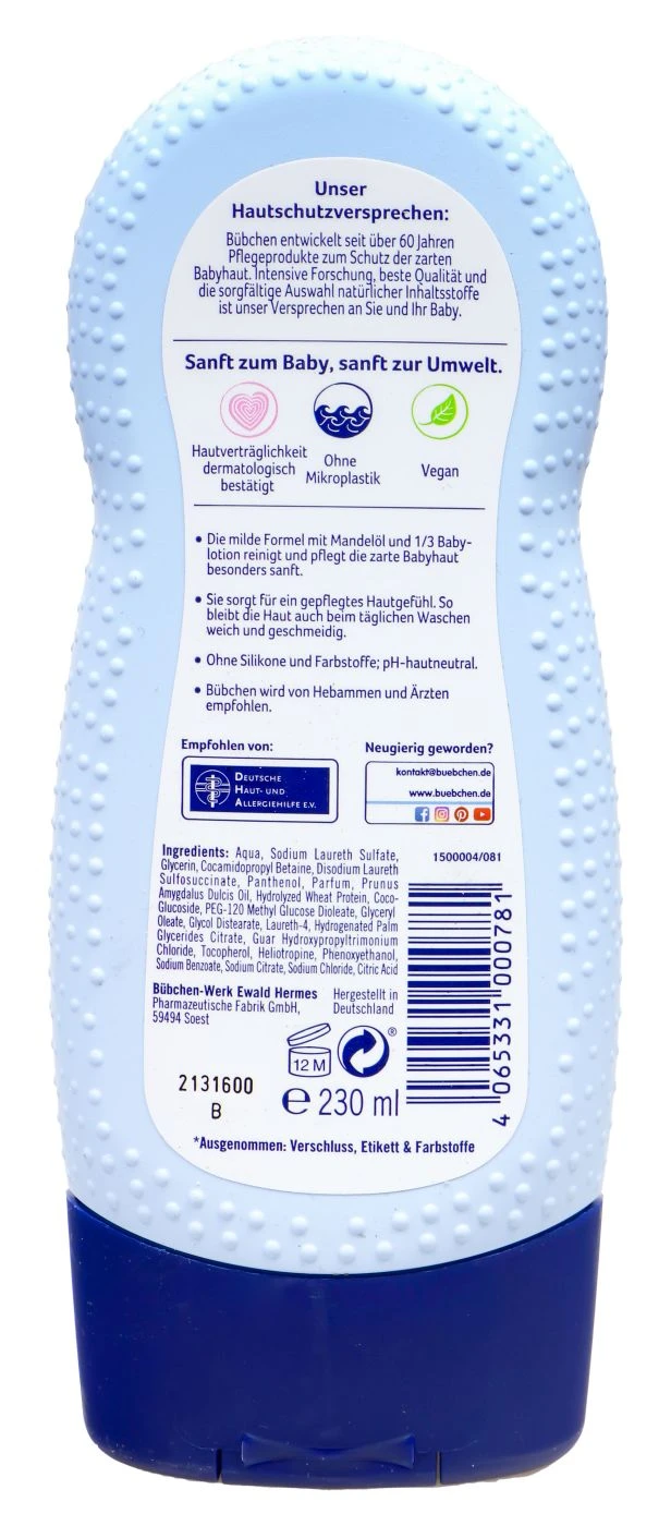 Bübchen Wasch Und Duschcreme - 230 Ml 2 Bübchen Wasch Und Duschcreme - 230 Ml – Bild 2