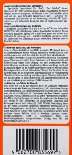 Celaflor Rasen-Unkrautfrei Weedex - 100 Ml 7 Celaflor Rasen-Unkrautfrei Weedex - 100 Ml -Gartenbedarf Laden Celaflor20Rasen Unkrautfrei20Weedex 32617 L01