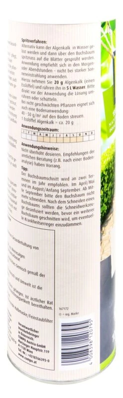Compo Algenkalk Für Buchsbäume - 1 Kg -Gartenbedarf Laden Compo20Algenkalk 34607 H02