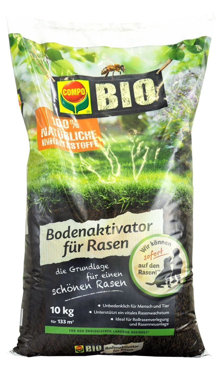 Compo Bio Bodenaktivator Für Rasen - 10 Kg 1 Compo Bio Bodenaktivator Für Rasen - 10 Kg