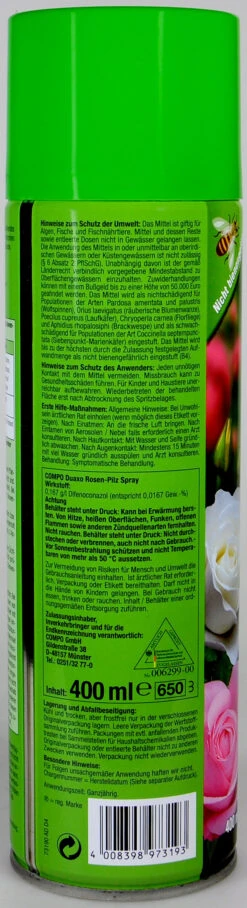 Compo Duaxo Rosen-Pilz-Spray - 400 Ml -Gartenbedarf Laden Compo20Duaxo20Rosen Pilz frei 31333 H02