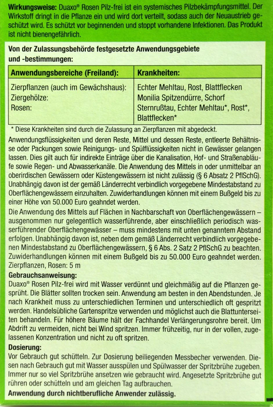 Compo Duaxo Rosen-Pilz-frei - 130 Ml 4 Compo Duaxo Rosen-Pilz-frei - 130 Ml – Bild 4