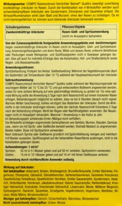 Compo Rasenunkrautvernichter Banvel Quattro - 400 Ml 7 Compo Rasenunkrautvernichter Banvel Quattro - 400 Ml -Gartenbedarf Laden Compo20Rasenunkrautvernichter20Banvel20Quattro 33430 H01