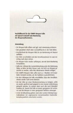 Gartenbedarf Laden -Gartenbedarf Laden Compo20Wespen Falle20N20Nachfueller 33121 H01