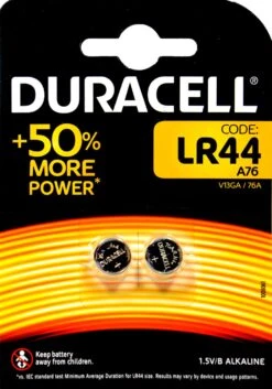 Duracell LR 44 - 1,5 V - 2 Stück