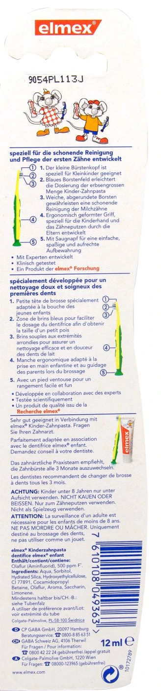 Elmex Lern-Zahnbürste 0 - 3 Jahre - Weich 2 Elmex Lern-Zahnbürste 0 - 3 Jahre - Weich – Bild 2