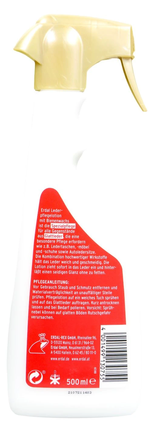 Erdal Lederpflegelotion - 500 Ml 2 Erdal Lederpflegelotion - 500 Ml – Bild 2