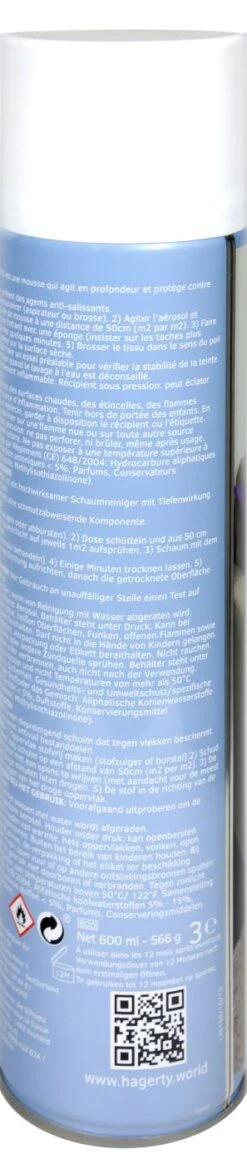 Hagerty Polster Und Teppichschaum - 600 Ml -Gartenbedarf Laden Hagerty20Polster20und20Teppichschaum20 10868 H02