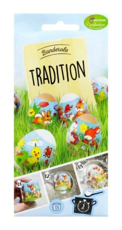 Heitmann Eierfarben Eierbanderole Tradition - 12 Banderolen