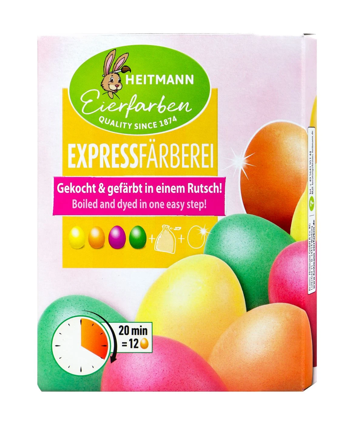 Heitmann Eierfarben Expressfärberei - 4 Farben 1 Heitmann Eierfarben Expressfärberei - 4 Farben