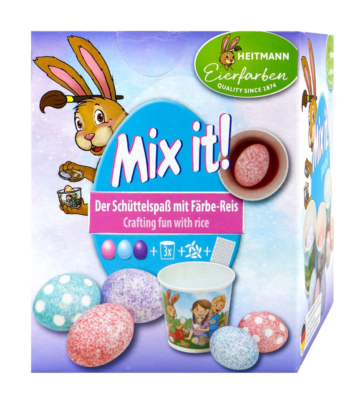 Heitmann Eierfarben Mix It Pastell - 3 Farben 1 Heitmann Eierfarben Mix It Pastell - 3 Farben