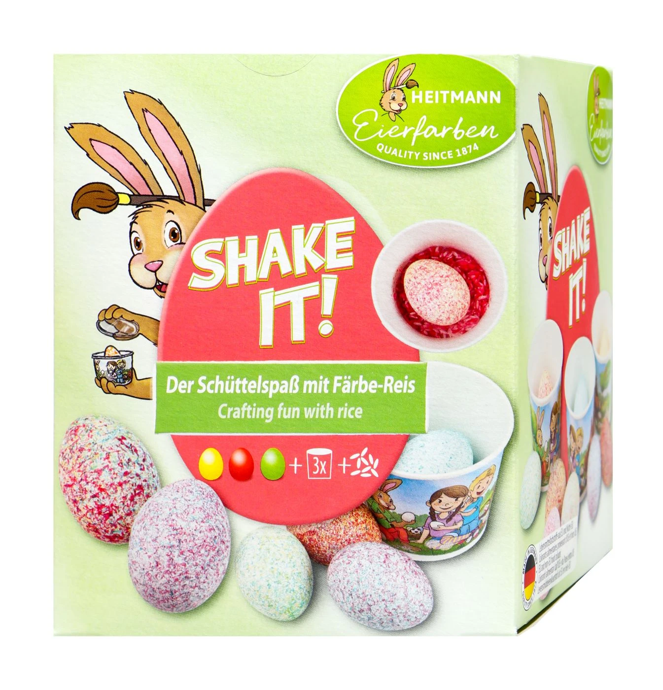 Heitmann Eierfarben Shake It - Schüttelfarb-Set - 3 Farben 1 Heitmann Eierfarben Shake It - Schüttelfarb-Set - 3 Farben
