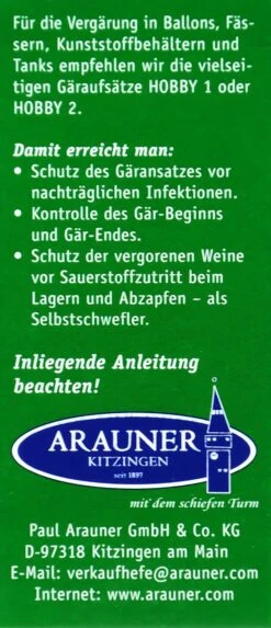 Kitzinger Reinzucht-Hefe Malaga - 20 Ml -Gartenbedarf Laden Kitzinger20Reinzuchthefe 15105 H01