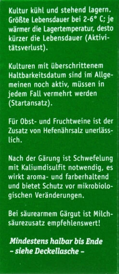 Kitzinger Hefe Liebfraumlich - 20 Ml -Gartenbedarf Laden Kitzinger Hefe Liebfraumilch 15117 R01