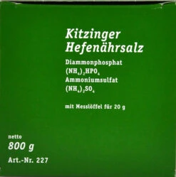 Kitzinger Hefenährsalz - 800 G -Gartenbedarf Laden Kitzinger Hefenaehrsalz 15337 O01