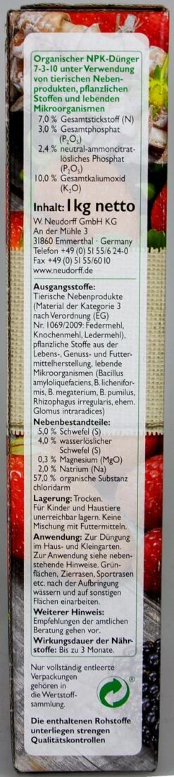 Neudorff Azet Beeren- & Obstdünger - 1 Kg 6 Neudorff Azet Beeren- & Obstdünger - 1 Kg -Gartenbedarf Laden Neudorff20Azet20Beeren 20und20Obstduenger 36768 L01