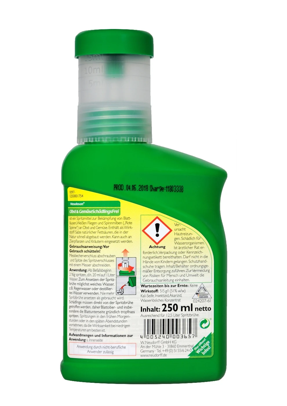 Neudorff Neudosan Obst- Und Gemüse SchädlingsFrei - 250 Ml 2 Neudorff Neudosan Obst- Und Gemüse SchädlingsFrei - 250 Ml – Bild 2