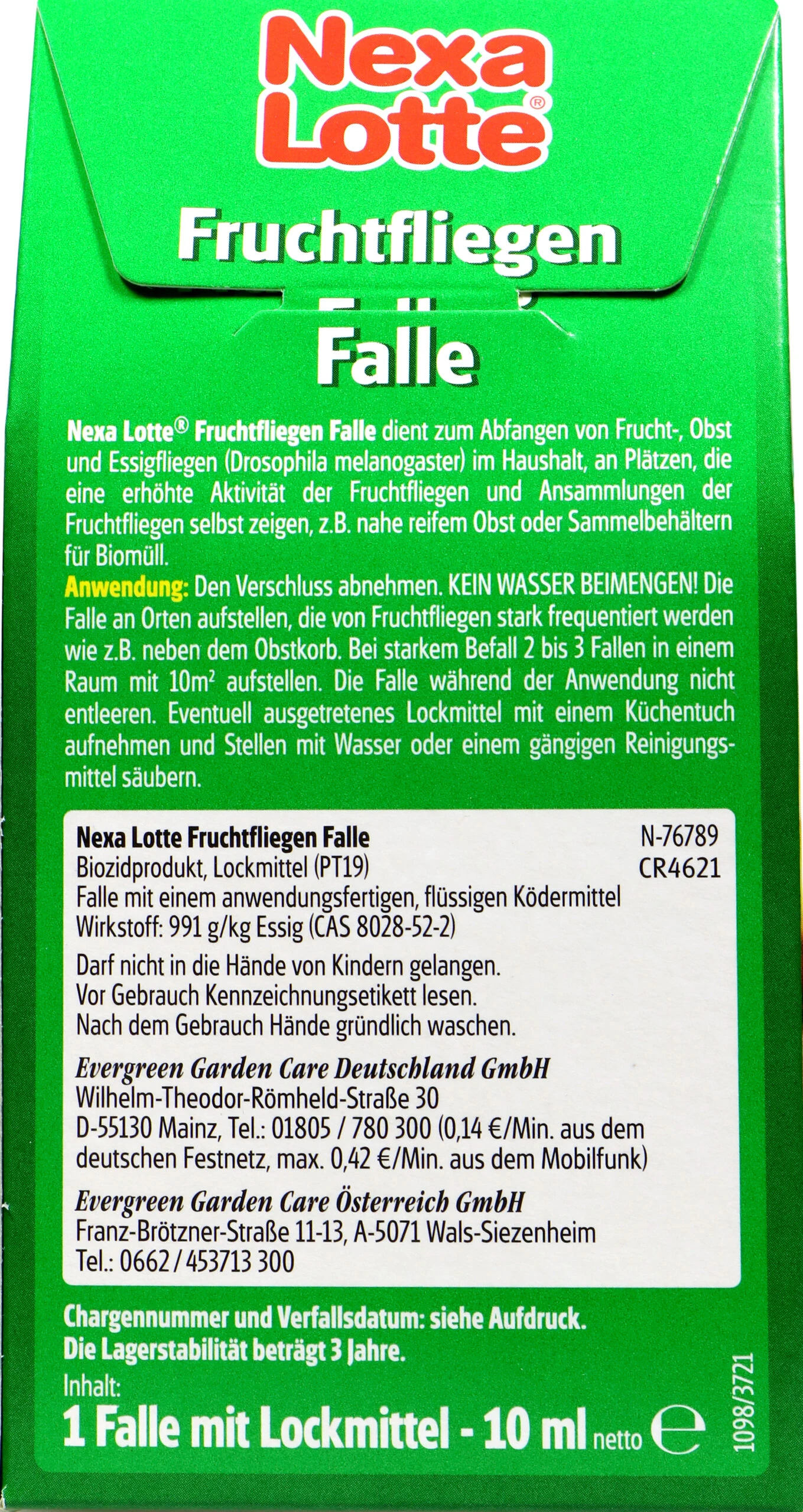 Nexa Lotte Fruchtfliegen Falle - 10 Ml 2 Nexa Lotte Fruchtfliegen Falle - 10 Ml – Bild 2