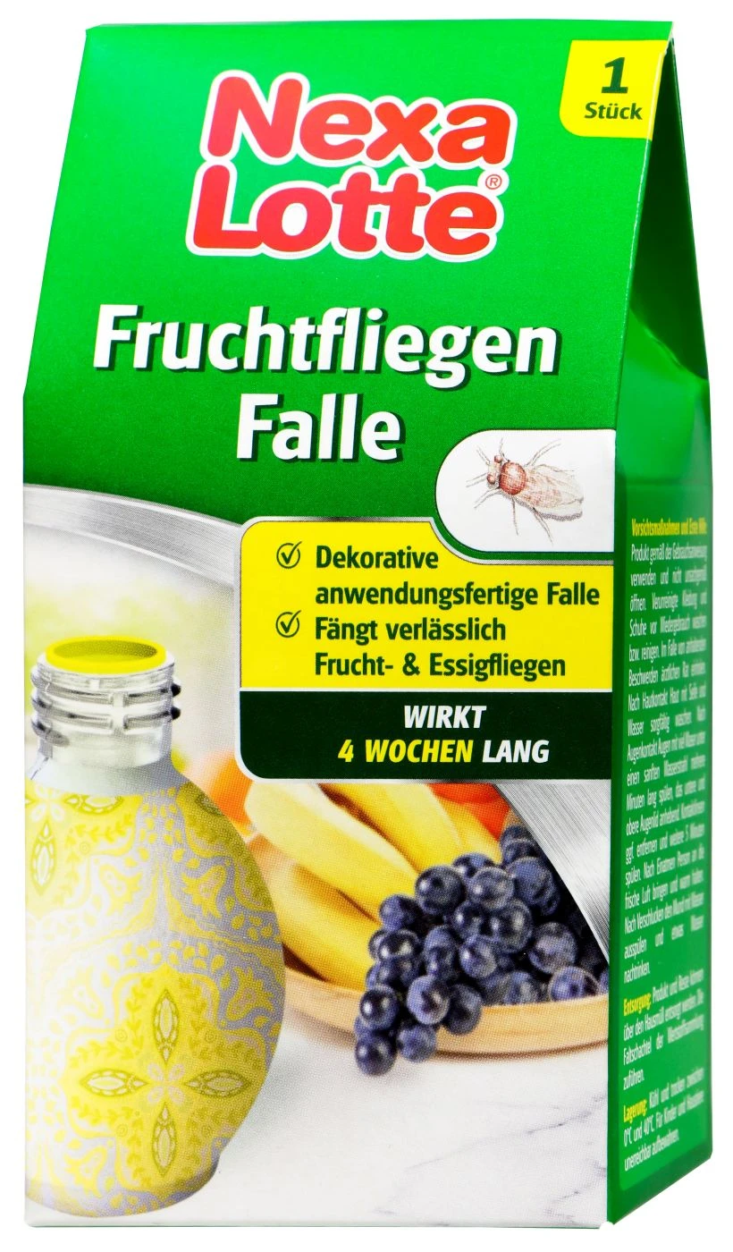 Nexa Lotte Fruchtfliegen Falle - 10 Ml 1 Nexa Lotte Fruchtfliegen Falle - 10 Ml