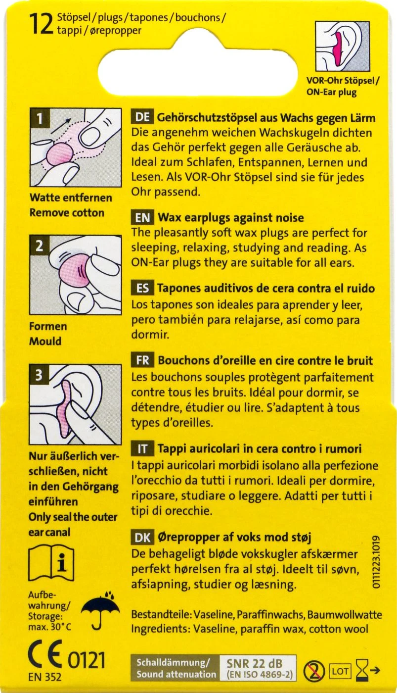 Ohropax Classic - 12 Stück 2 Ohropax Classic - 12 Stück – Bild 2