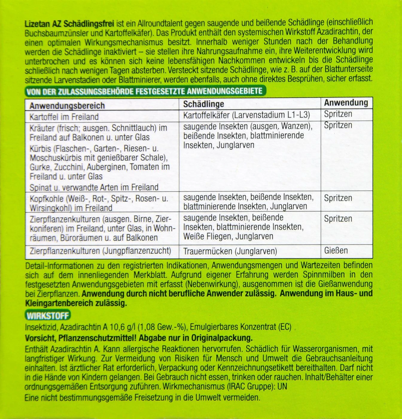 Protect Garden Lizetan AZ Schädlingsfrei - 30 Ml 3 Protect Garden Lizetan AZ Schädlingsfrei - 30 Ml – Bild 3