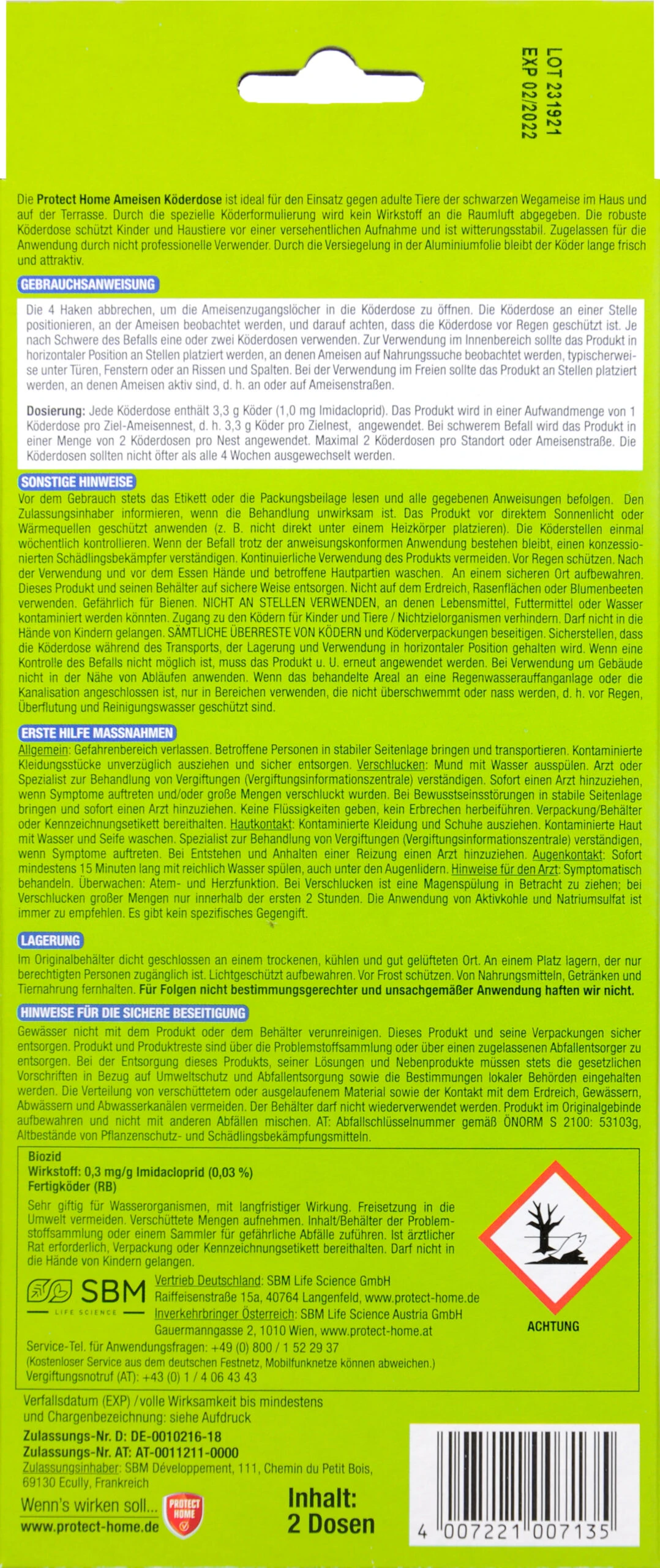 Protect Home FormineX Ameisenköderdose - 2 Stück 2 Protect Home FormineX Ameisenköderdose - 2 Stück – Bild 2
