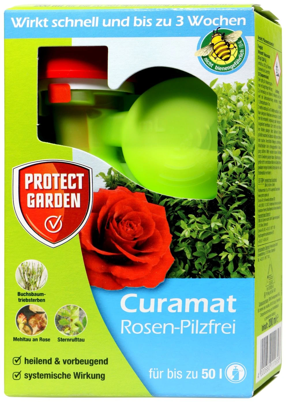 Protect Garden Curamat Rosen-Pilzfrei - 200 Ml 1 Protect Garden Curamat Rosen-Pilzfrei - 200 Ml