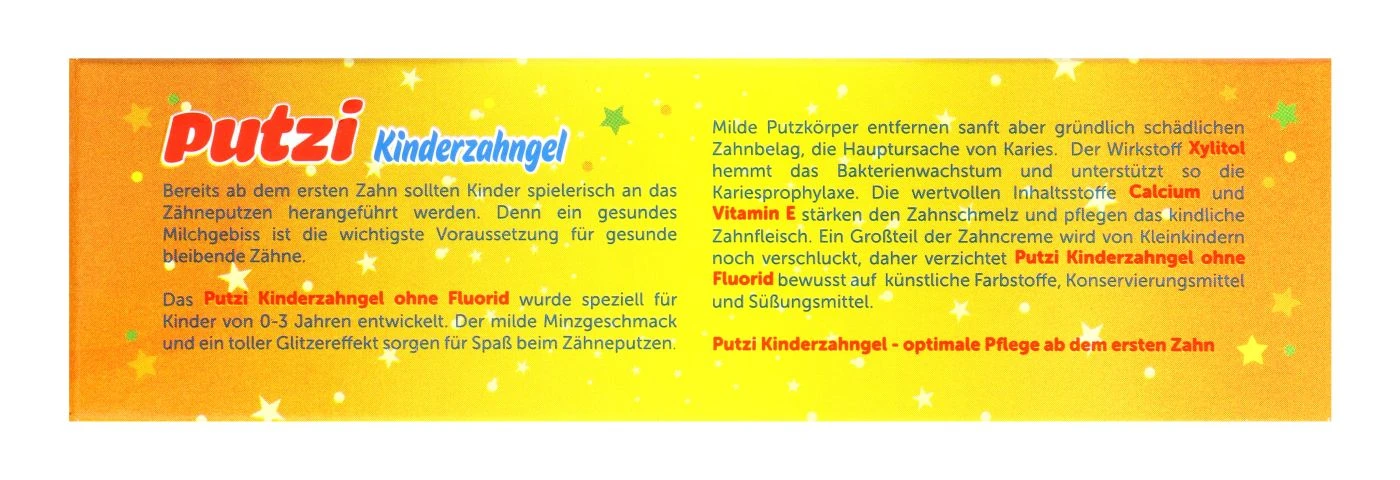 Putzi Kinderzahngel - 50 Ml 2 Putzi Kinderzahngel - 50 Ml – Bild 2