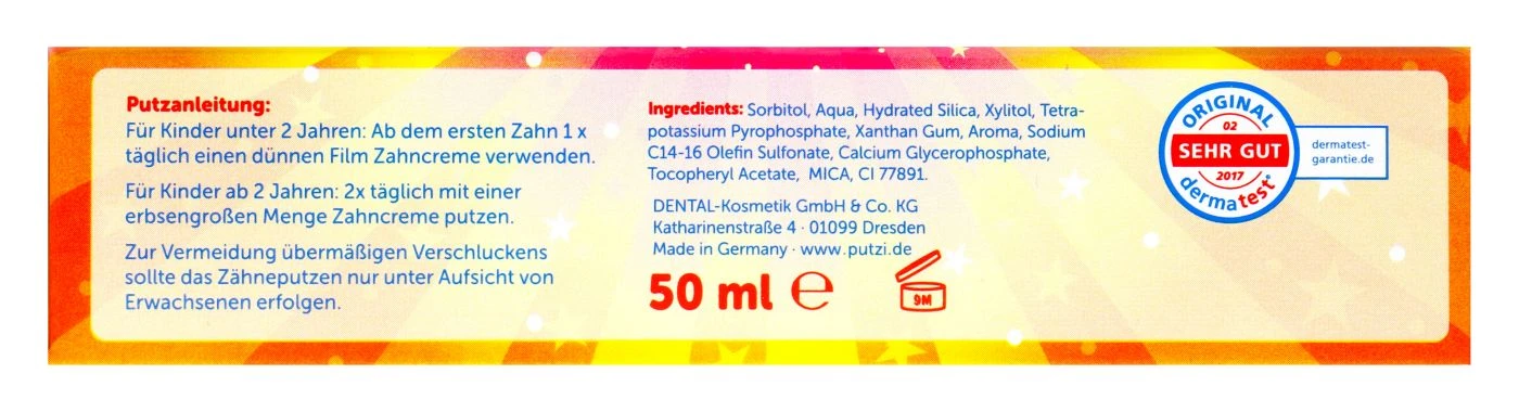 Putzi Kinderzahngel - 50 Ml 3 Putzi Kinderzahngel - 50 Ml – Bild 3