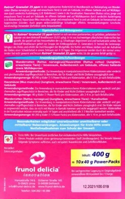 Delicia Ratron Granulat Power-Packs - 0,4 Kg 7 Delicia Ratron Granulat Power-Packs - 0,4 Kg -Gartenbedarf Laden Ratron20Granulat20Power20Packs 36211 H01