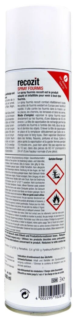 Recozit Ameisen Spray - 0,4 L -Gartenbedarf Laden Recozit20Ameisen20Spray 41260 H02