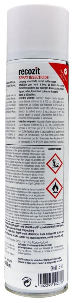 Recozit Insektenspray - 0,4 L -Gartenbedarf Laden Recozit20Insekten20Spray 37262 H02