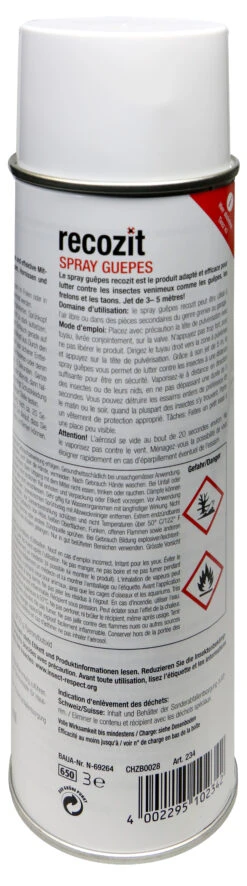 Recozit Wespen Spray Mit Sprühschlauch - 0,5 L -Gartenbedarf Laden Recozit20Wespen20Spray20mit20Spruehschlauch 35423 H02
