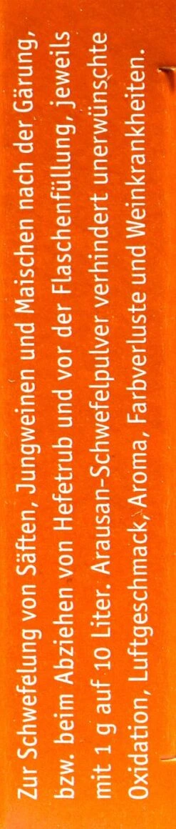 Kitzinger Arausan Schwefel-Pulver - 10 G 5 Kitzinger Arausan Schwefel-Pulver - 10 G -Gartenbedarf Laden Schwefel Pulver 15138 R01