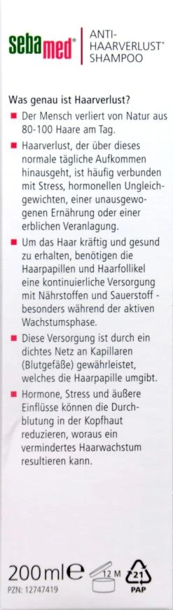 Sebamed Anti-Haarverlust Shampoo - 200 Ml 7 Sebamed Anti-Haarverlust Shampoo - 200 Ml -Gartenbedarf Laden Sebamed20Anti Haarverlust20Shampoo 25319 L01