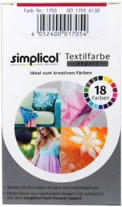 Simplicol Expert Fuchsia-Pink Textilfarbe - 1705 - 150 G 6 Simplicol Expert Fuchsia-Pink Textilfarbe - 1705 - 150 G -Gartenbedarf Laden Simplicol20Expert20Fuchsia Pink20Textilfarbe 27411 H01