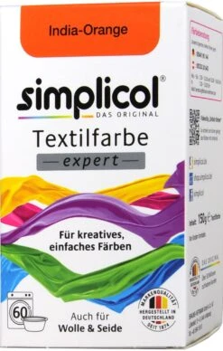 Simplicol Expert India-Orange Textilfarbe - 1702 - 150 G
