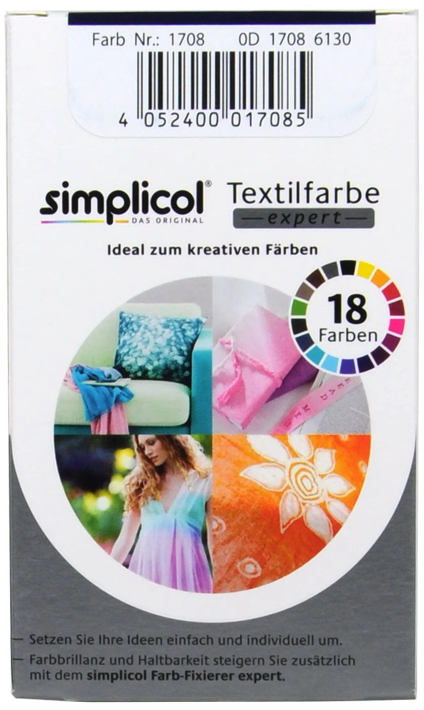 Simplicol Expert Marine-Blau Textilfarbe - 1708 - 150 Ml 3 Simplicol Expert Marine-Blau Textilfarbe - 1708 - 150 Ml – Bild 3
