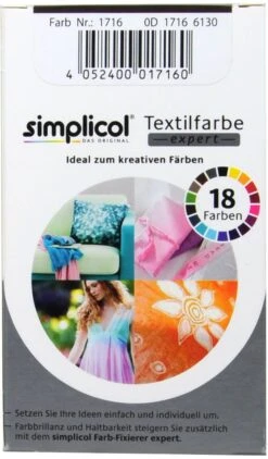 Simplicol Expert Nuss-Braun Textilfarbe - 1716 - 150 G -Gartenbedarf Laden Simplicol20Expert20Nuss Braun20Textilfarbe 27118 H01