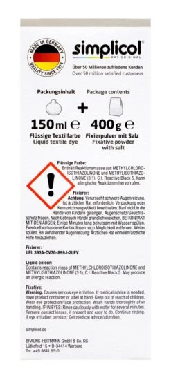 Simplicol Intensiv Eiskaffee-Braun Textilfarbe - 1027253 -Gartenbedarf Laden Simplicol20Intensiv20Eiskaffee Braun20Textilfarbe20 27210 R01