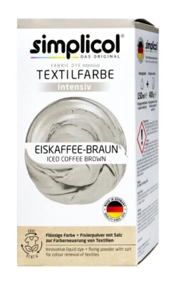 Simplicol Intensiv Eiskaffee-Braun Textilfarbe - 1027253