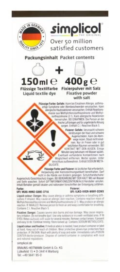 Simplicol Intensiv Espresso-Braun Textilfarbe - 1816 -Gartenbedarf Laden Simplicol20Intensiv20Espresso Braun20Textilfarbe 27308 R01