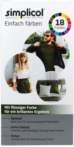 Simplicol Intensiv Oliv-Grün Textilfarbe - 1814 6 Simplicol Intensiv Oliv-Grün Textilfarbe - 1814 -Gartenbedarf Laden Simplicol20Intensiv20Oliv Gruen20Textilfarbe 27304 H01