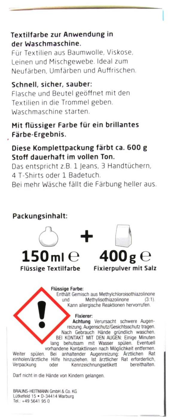 Simplicol Intensiv Oliv-Grün Textilfarbe - 1814 4 Simplicol Intensiv Oliv-Grün Textilfarbe - 1814 – Bild 4