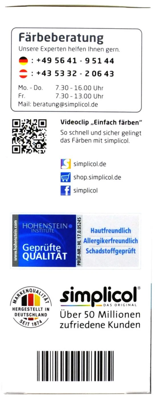 Simplicol Intensiv Oliv-Grün Textilfarbe - 1814 2 Simplicol Intensiv Oliv-Grün Textilfarbe - 1814 – Bild 2