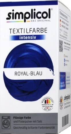 Simplicol Intensiv Royal-Blau Textilfarbe - 1809