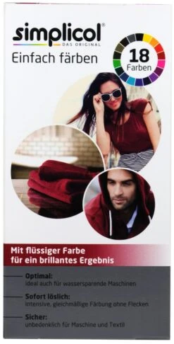 Simplicol Intensiv Rubin-Rot Textilfarbe - 1804 6 Simplicol Intensiv Rubin-Rot Textilfarbe - 1804 -Gartenbedarf Laden Simplicol20Intensiv20Rubin Rot20Textilfarbe 26607 H01