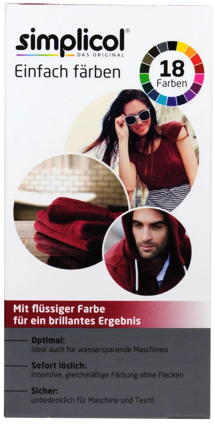 Simplicol Intensiv Rubin-Rot Textilfarbe - 1804 3 Simplicol Intensiv Rubin-Rot Textilfarbe - 1804 – Bild 3