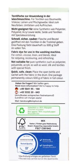 Simplicol Intensiv Salbei-Grün Textilfarbe - 1027252 -Gartenbedarf Laden Simplicol20Intensiv20Salbei Gruen20Textilfarbe 26653 L01